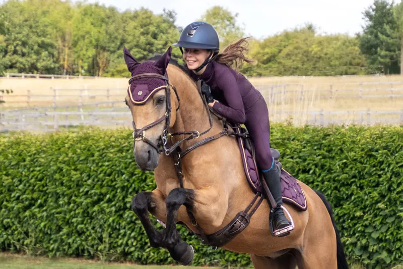 Coldstream Marygold GP Saddle Pad - Mulberry Purple-3